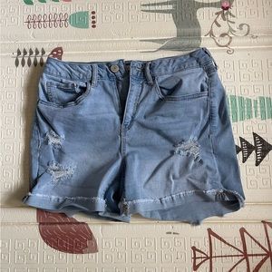 SO high rise midi shorts